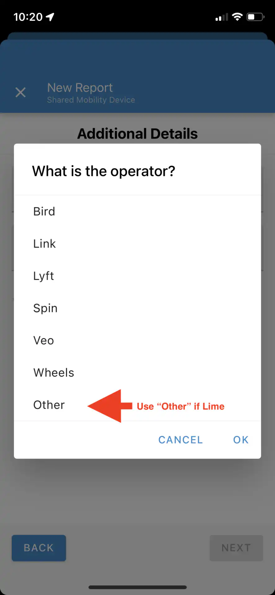 Indicate the brand of scooter - one or more.